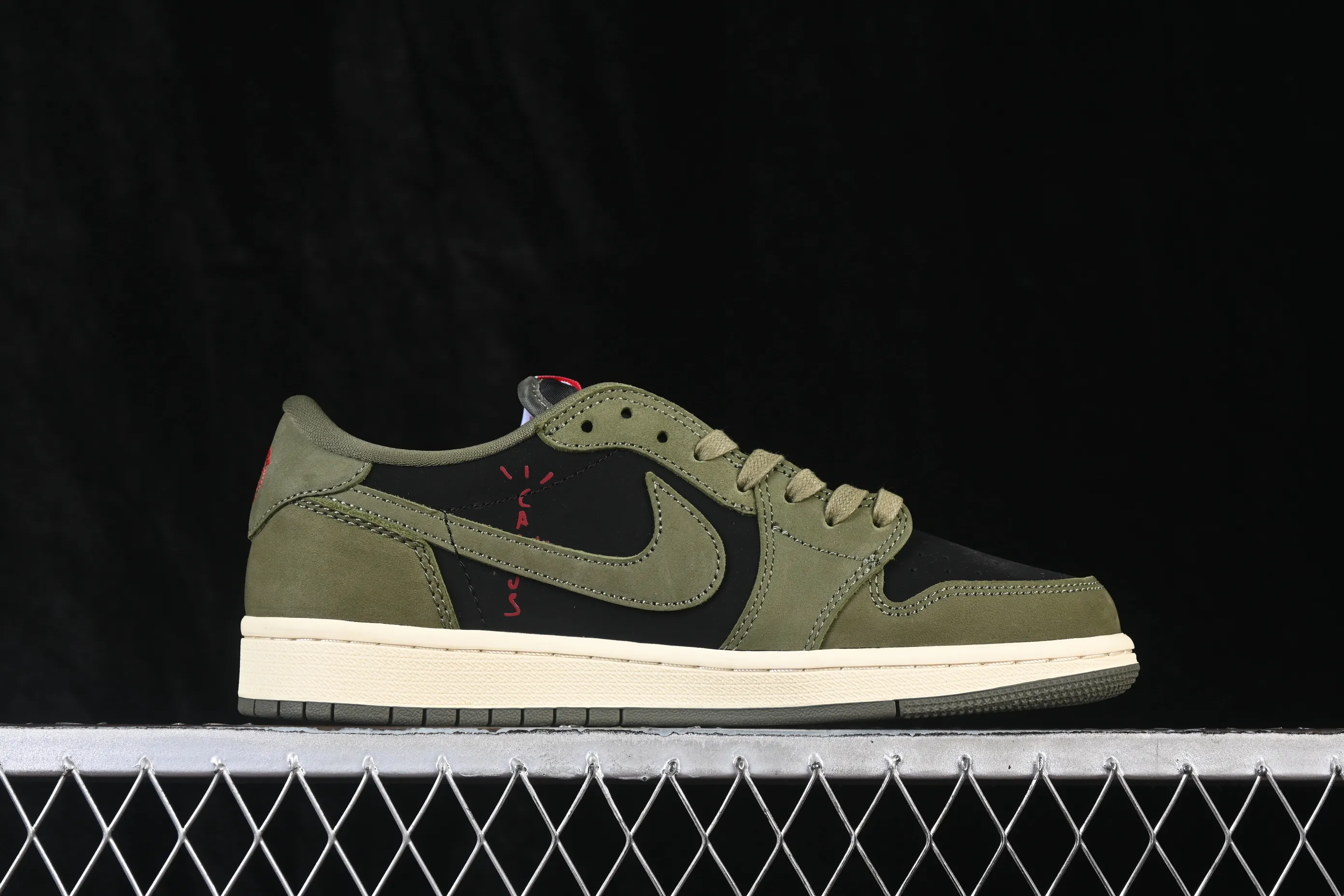 All categories Air Jordan Jordan series basketball shoes Air Jordan 1 Low ZG version Travis Scott x Air Jordan 1 Low OG AJ1 Joe 1 undercut low top full head layer DM7866-002